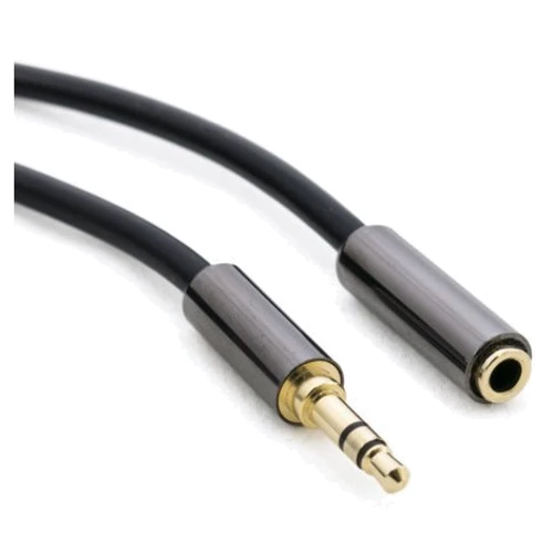 

Extradigital Audio 3.5mm (Plug-Socket), 3m, 30 AWG, Stereo, Gold, PVC (KBA1641)