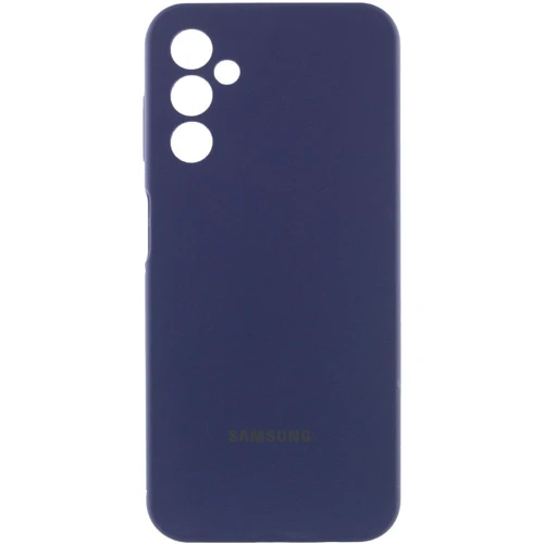Чехол для телефонов Lakshmi Premium Silicone Case with Logo Full Camera Midnight Blue for Samsung A155 Galaxy A15 4G / A156 Galaxy A15 5G
