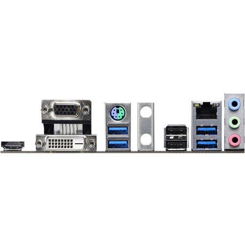 ASRock B460M-HDV Socket 1200: Разъемы на задней панели USB 3.0 (USB 3.1 Gen 1)