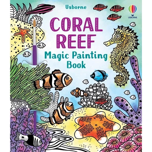 Coral Reef Magic Painting Book / Книга-раскраска Магия коралловых рифов