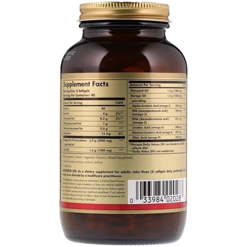 Solgar EFA Omega 3-6-9 60 Softgels: Форма випуску капсули