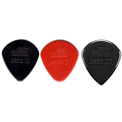 Медиатор Набор медиаторов DUNLOP 4700 NYLON JAZZ CABINET: Форма медиатора Jazz
