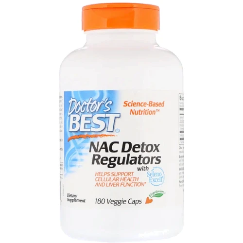Doctor's Best, NAC Detox Regulators, 180 Veggie Caps (DRB-00517)