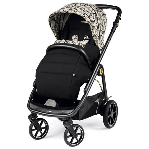 Коляска Peg-Perego Veloce Grafic Gold Lounge 3 в 1 черный (PACK-VEL31LG000002): Количество блоков 3