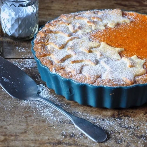 Форма для выпечки Emile Henry Ovenware глубокая 24.5 см оранжевая (766024): Крышка Нет