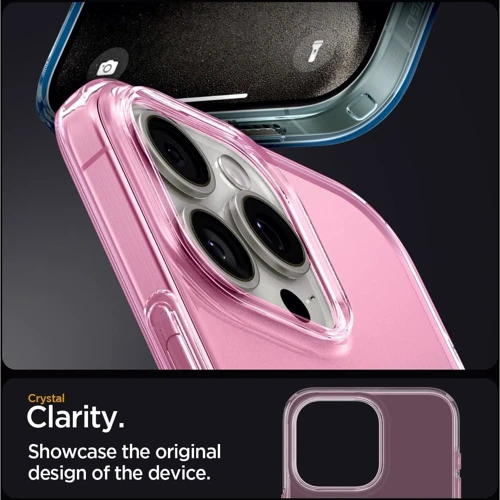 Чехол для iPhone Spigen Liquid Crystal Gradation Pink (ACS06700) for iPhone 15 Pro: Материалы Термополиуретан