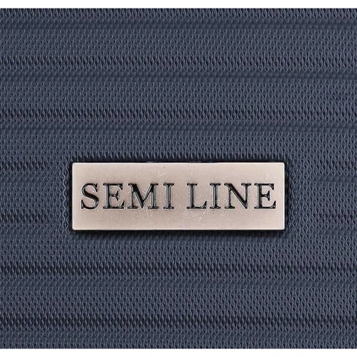 Чемодан Semi Line 24" (M) Navy синий (T5642-2): Застежка Молния