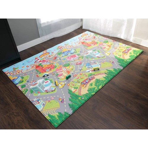 Килимок BabyCare Zoo Town (1850X1250X12 мм): Розмір, см 185x125x1.2