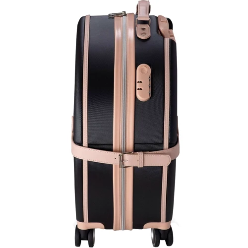 Чемодан Semi Line 24" (M) Black/Pink Cream черный/розовый (T5671-3): Тип ручки Короткая ручка, Телескопическая ручка