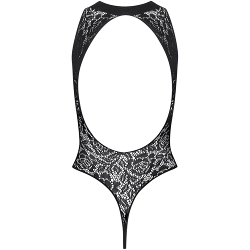 Ажурное боди с вырезом Obsessive B129 black S/M/L