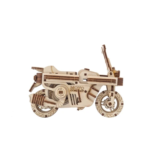 Механический 3D пазл UGEARS Мото Компакт Складной скутер (70168) фото 4