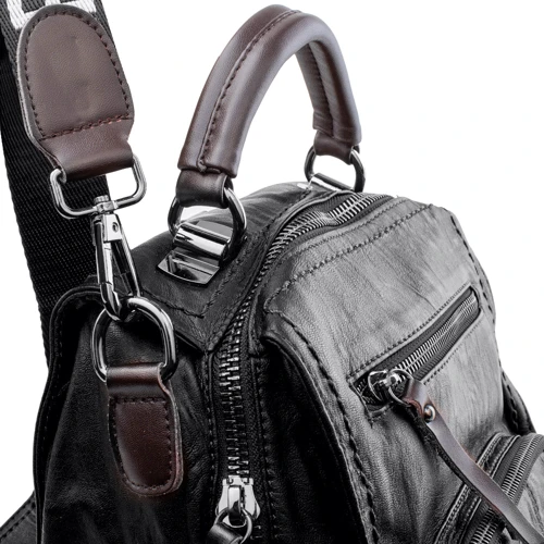 Женский рюкзак Amelie Galanti черный (A629-black): Стиль Повседневный (Casual)
