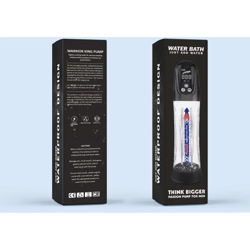 Автоматическая гидропомпа 2в1 (вода/воздух) Men Powerup Water Bath с LED дисплеем