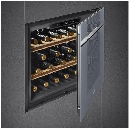Встраиваемый винный шкаф SMEG CVI121S3: Размеры ВxШxГ, см 45.6x59.6x52.3