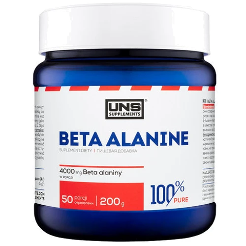 Амінокислота для спорту UNS 100% Pure BETA-ALANINE 200g Pure