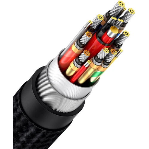 Кабель Baseus Cable USB-C to USB-C Flash Full FeatuRed USB 4.0 100W 1m Tarnish (CASS010014) фото 4