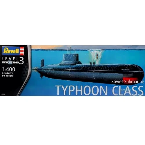 Модель Revell Подводная лодка Soviet Submarine TYPHOON CLASS 1:400 (5138)