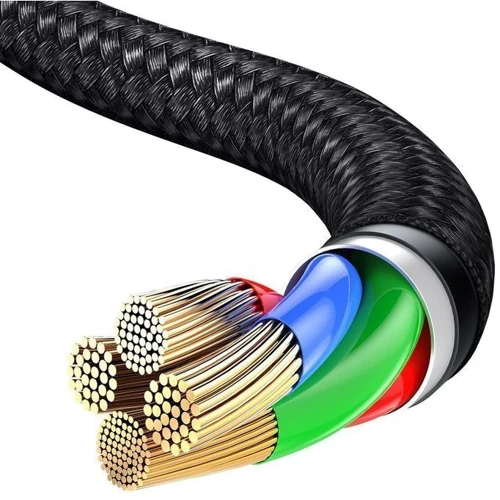 Кабель Baseus USB Cable to Lightning/microUSB/USB-C Halo Data 1.2m Black (CAMLT-HA01) фото 5