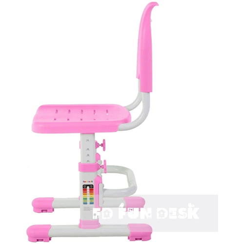 Cтул-трансформер ТМ FunDesk SST3L Pink: Регулировка Высоты сиденья