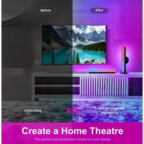 Светодиодные RGB панели Inspire L8 смарт освещение для подсветки телевизора / монитора (ins-L8): Особенности Таймер