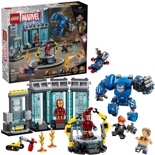 Конструктор LEGO Super Heroes Лаборатория Железного Человека: зал доспехов (76315): Серия Super Heroes