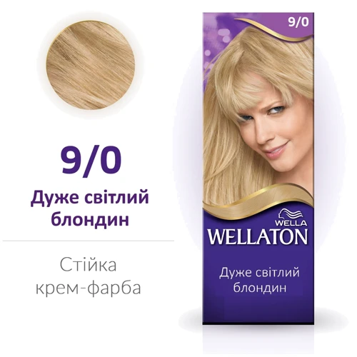 WELLATON Краска для волос 9/0 Очень светлый блондин 110 ml фото 6