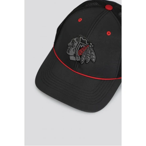 Чоловічі бейсболки 47 Brand NHL Chicago Blackhawks чорна (H-BRPOP04BBP-BK) фото 3
