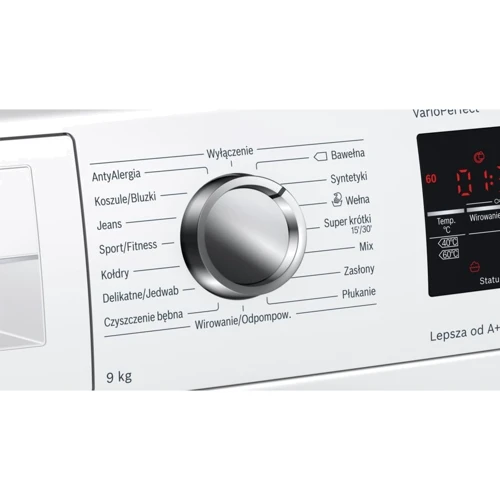 Пральна машина Bosch WAT2446SPL: Клас прання A
