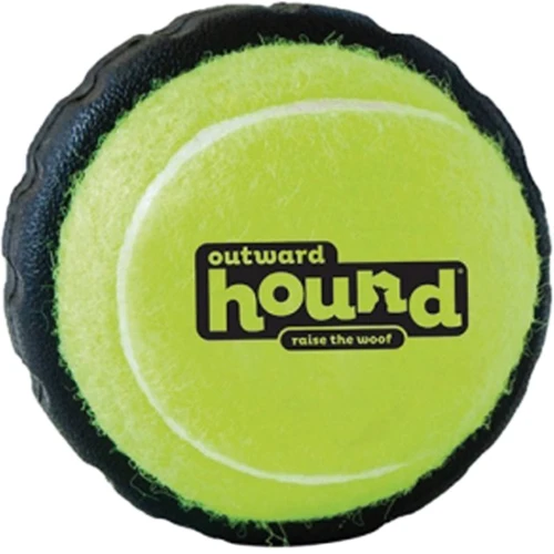 Іграшка для собак Outward Hound Tire Ball Ylw LG Тенісний м'ячик із шиною Жовтий (oh67712)