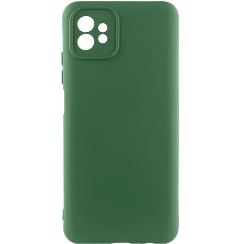 Чехол для телефонов TPU Case Getman Liquid Silk Full Camera Dark Green for Motorola G32