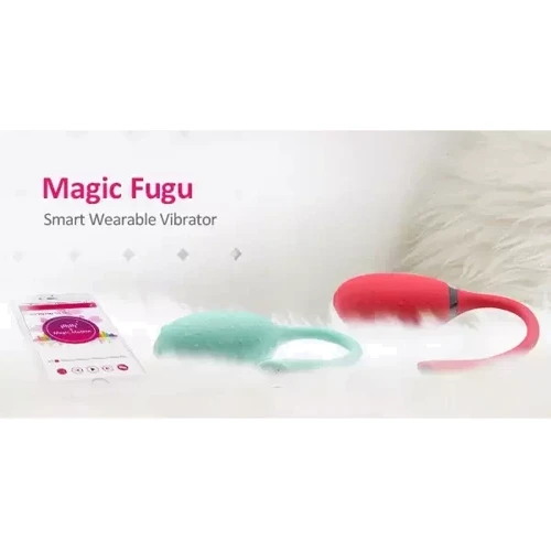 Виброяйцо Magic Fugu Green + насадка Magic Elizabeth