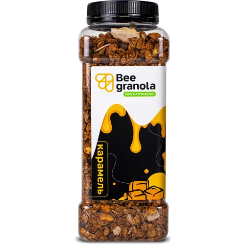 Гранола Bee Granola Карамель 500 г: Вага нетто 500 г