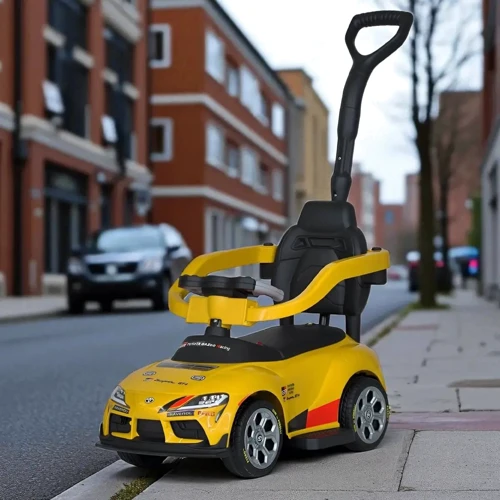 Каталка-толокар 2в1 Bambi Toyota жовтий (M 6129EL-6)