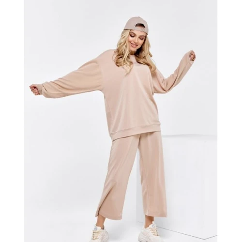 Спортивний костюм ISSA PLUS 12544 48 бежевий