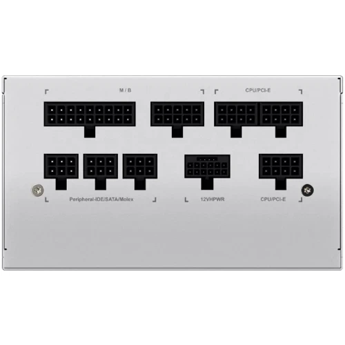 Блок питания GIGABYTE UD850GM PG5 White (GP-UD850GM-PG5W): Мощность, Ватт 850