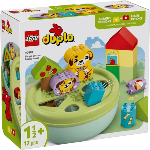 Конструктор LEGO Duplo My First Сортировщик фигур: дом для щенков (10441)