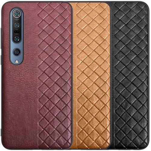 Аксессуар для смартфона Mobile Case WeaveSide Brown for Xiaomi Mi10 / Mi10 Pro: Совместимость Xiaomi Mi10 / Mi10 Pro