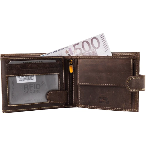 Чоловічий портмоне DNK Leather коричневий (DNKN992L-P-CHM-brown): Тип Портмоне