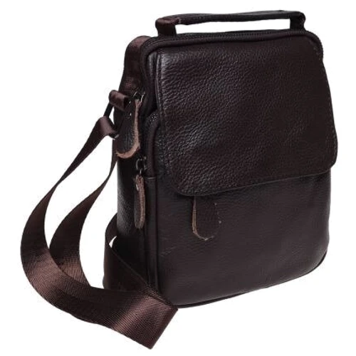 Чоловіча сумка через плече коричнева Keizer (K11105-brown)