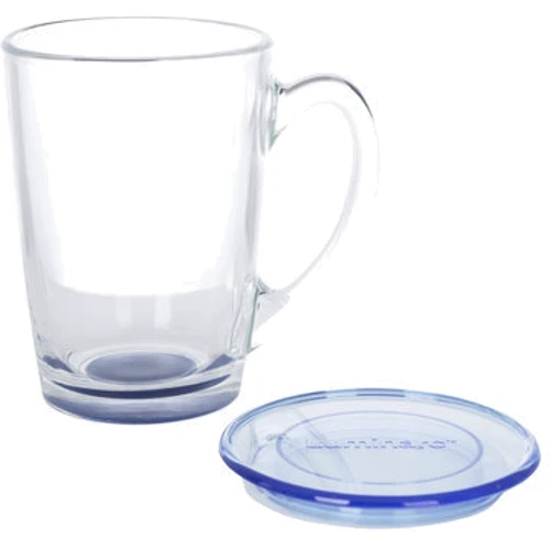 Чашка с крышкой Luminarc New Morning Blue 320 мл (Q0311): Объем чашки 320 мл