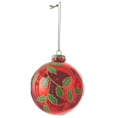 

Елочный стеклянный шарик House of Seasons ø 8 см Красный (8718861439786LIST)