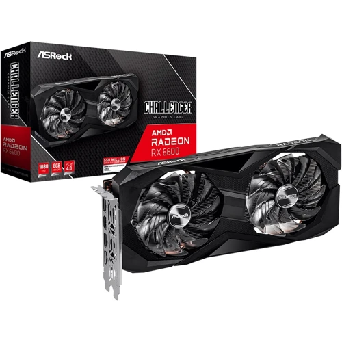 Видеокарта ASRock Radeon RX 6600 8Gb Challenger D OC (RX6600 CLD 8G OC) UA: Разрядность шины памяти, бит 128