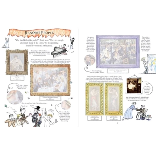 Impressionists Sticker Book / Наліпки імпресіоністів: Обложка Мягкая