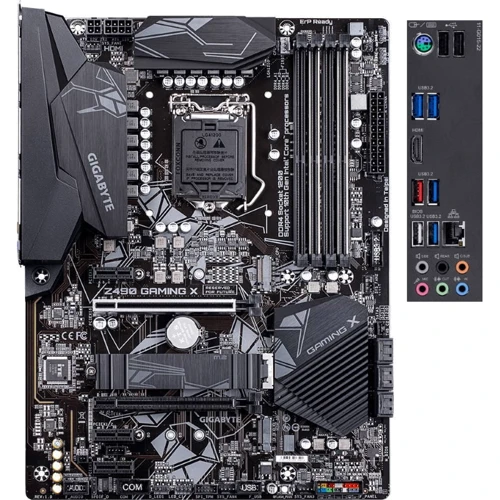 GIGABYTE Z490 GAMING X: Оперативная память 4xDDR4 4600 МГц, до 128 ГБ