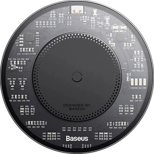 Зарядное устройство Baseus Wireless Charger Simple 2 Magnetic 15W Black (CCJJ050001) for iPhone 16 I 15  I 14 I 13 I 12 series