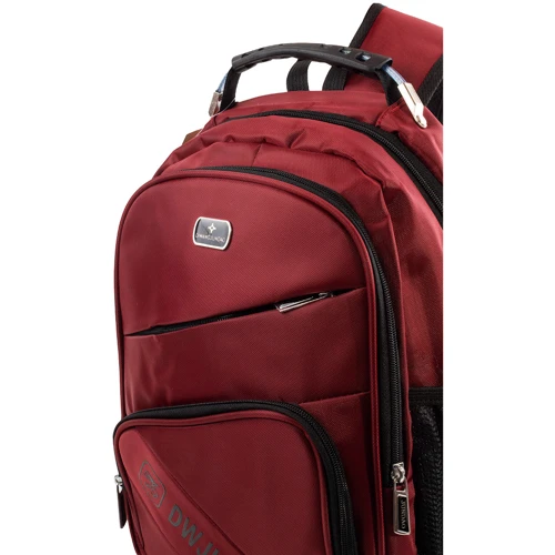 Чоловік рюкзак Valiria Fashion бордовий (3DETAB8070-1): Матеріал поліестер