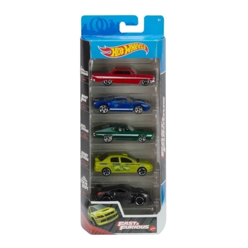 Набор из 5-и базовых машинок Hot Wheels (в ассортименте)