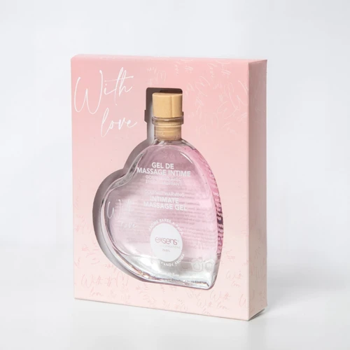 Массажное масло EXSENS With Love Cotton Candy 50 мл (разогревающее, без сахара, съедобное)