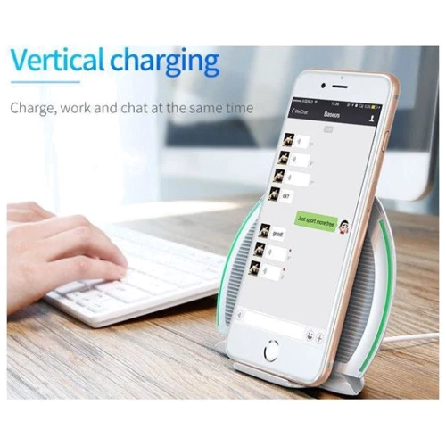 Зарядное устройство Baseus Wireless Charger Foldable Multifunction White/Grey (WXZD-02): Количество USB-портов нет