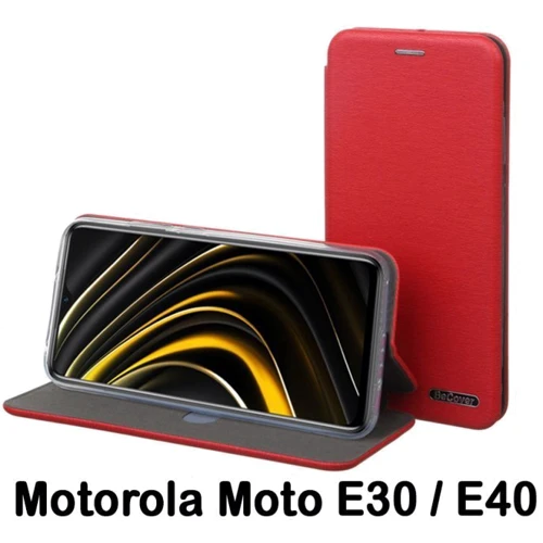 Чехол для телефонов BeCover Book Exclusive Burgundy Red for Motorola Moto E30 / E40 (707906): Цвет красный